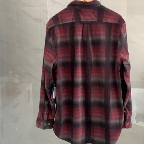 New Kolby Mens flannel plaid Button Up - Picture 4 of 8